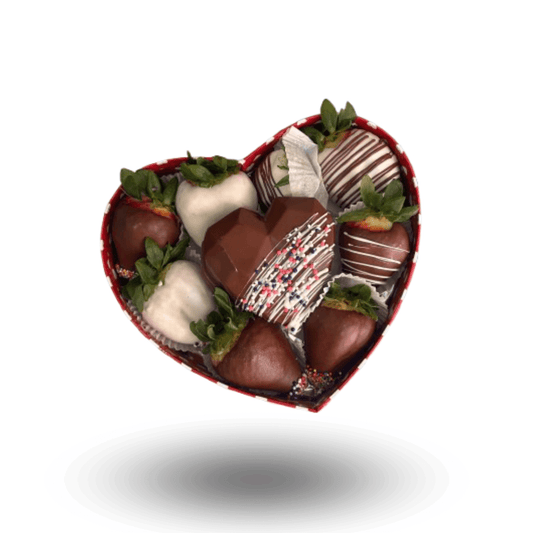 My heart is yours in a heart-shaped box